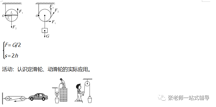 【物理教學】人教版物理八年級下冊12.3《滑輪》視頻講解+知識點+同步練習:滑輪
